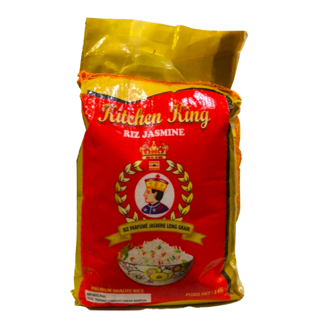 Riz Parfumé Long Grain Jasmine Kitchen King 5Kg